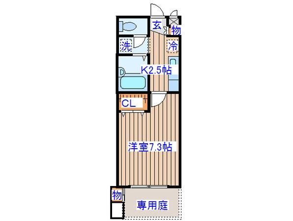 アルクラーラみずほ台の物件間取画像